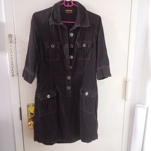 DONATED Brooklyn Industries Cord Shirt Dress